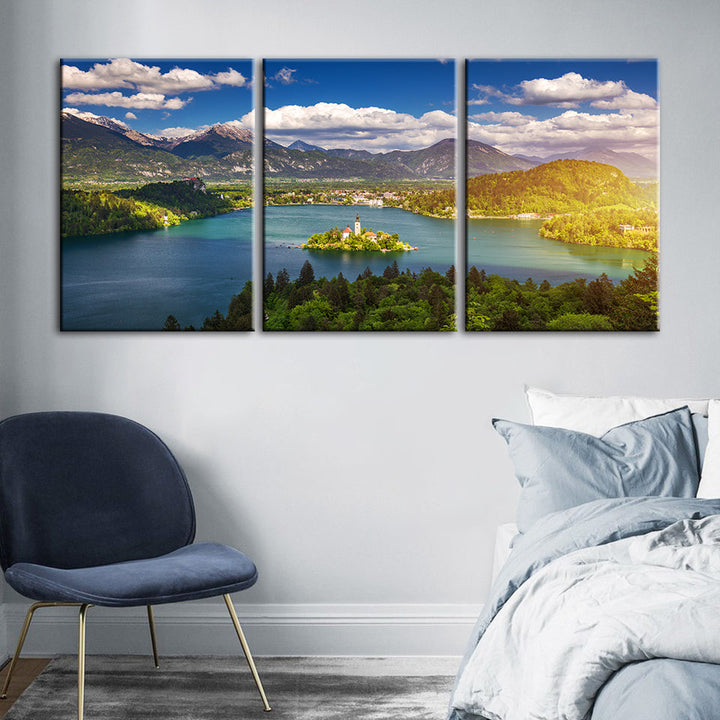 Peace Of The Land 3 Piece - Canvas Wall Art Painting | Bowlift
