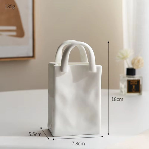 BowLift | Tote-Style Ceramic Vase