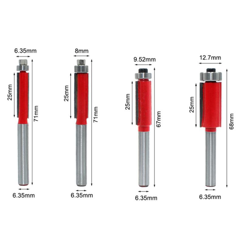 BowLift | 1/4'' Shaft Flat Cutter Bits