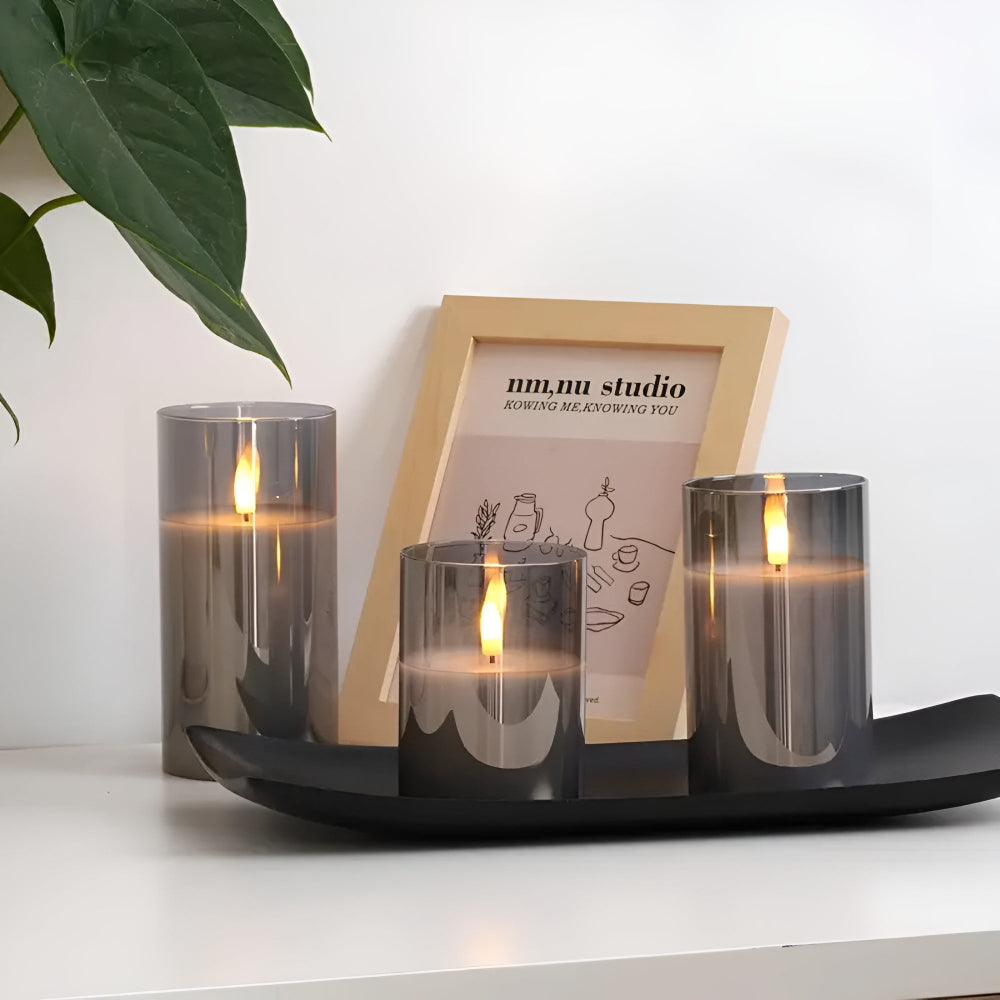BowLift | Ethereal 3D Flameless Candle | 3pcs Set