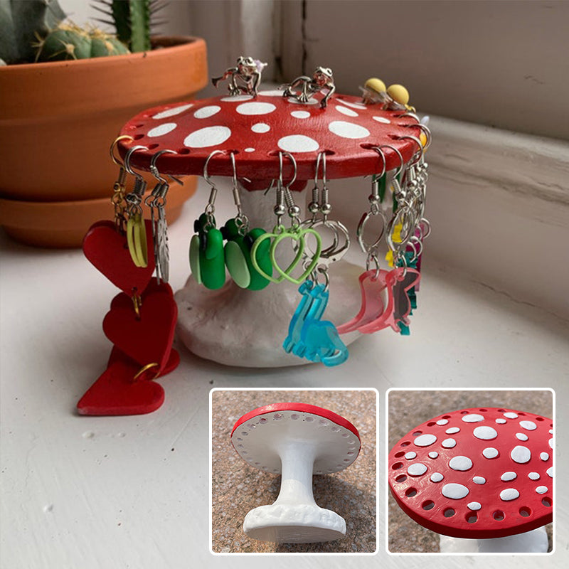 BowLift | Cute Mushroom Earrings Holder