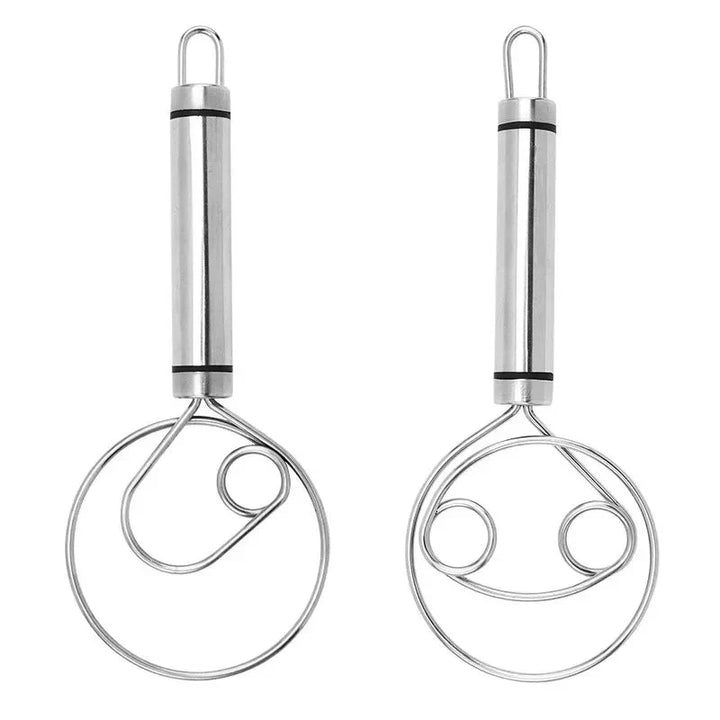 BowLift | Robust Stainless Steel Danish Dough Whisk – Durable, Ergonomic Design for Versatile Baking & Cooking
