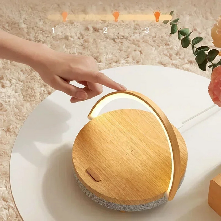 BowLift | Table Lamp with Wireless Charger and Bluetooth Speaker