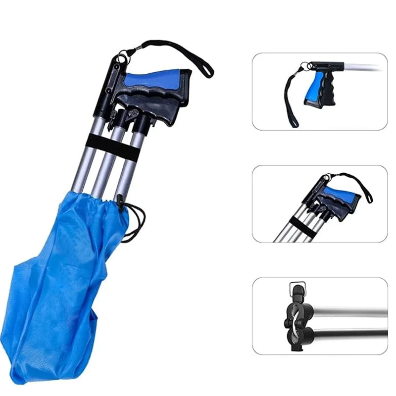 Foldable pliers with 360° rotating clip | Bowlift