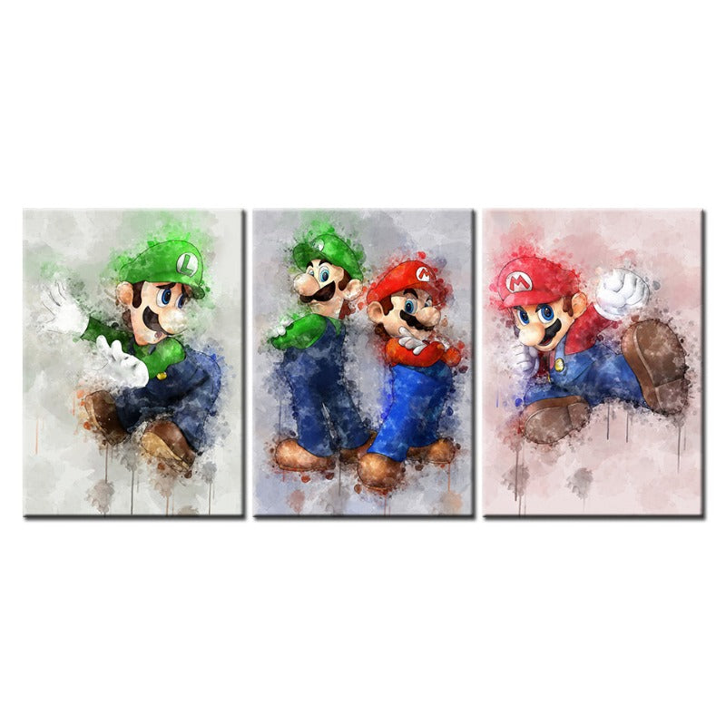Adventure Brothers 3 Piece - Canvas Wall Art Painting | Bowlift