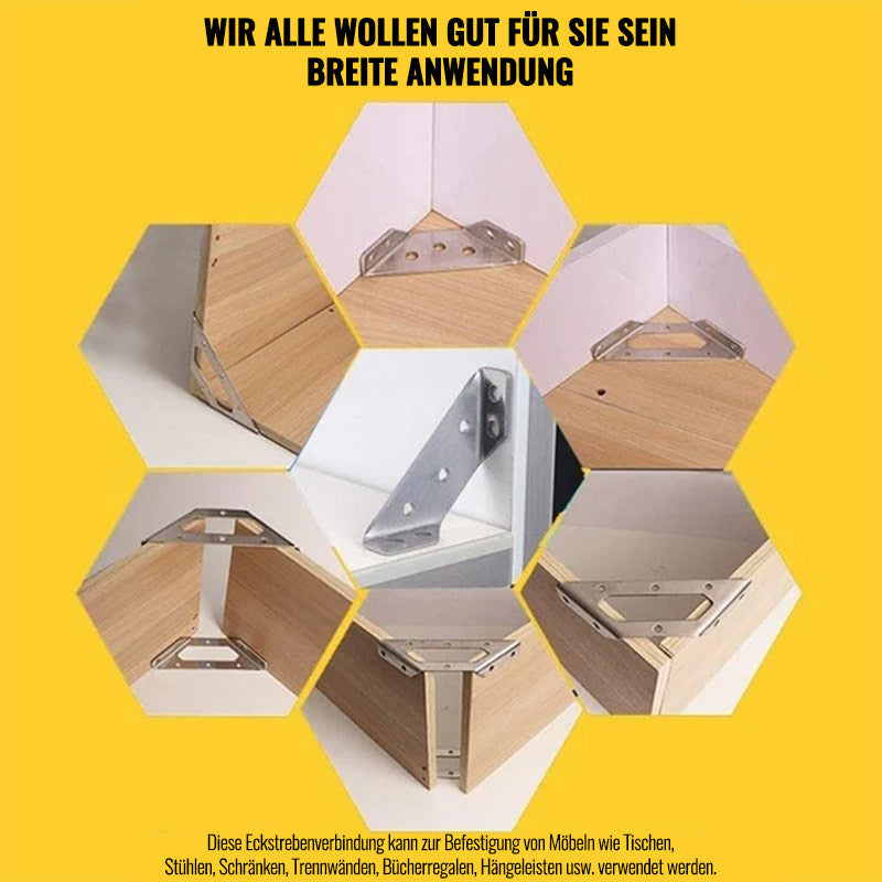 BowLift | Universal corner connector for furniture made of stainless steel