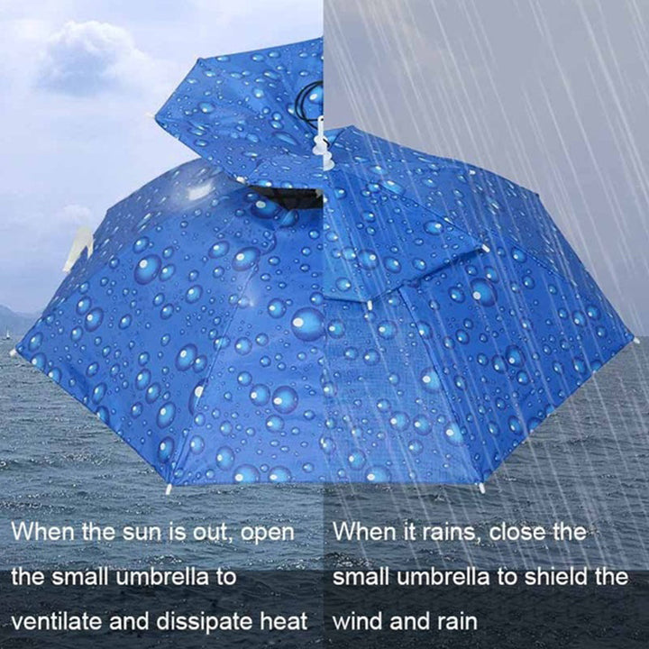 BowLift | Outdoor Double-Layer Rain Umbrella Hat