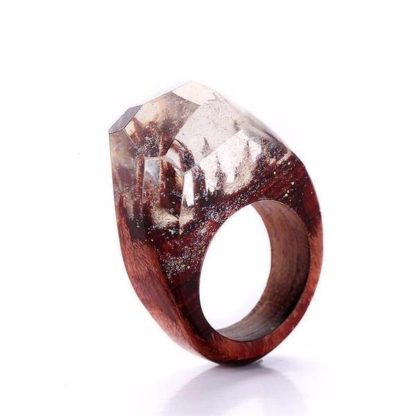 Quanta - Snow Falling Resin Ring | Bowlift