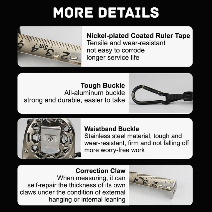 BowLift | Stainless Steel Corrosion Protection Telescopic Measuring Tape
