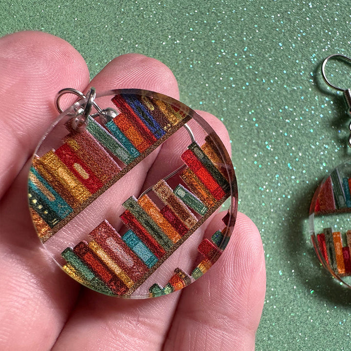 BowLift | Beech Earrings / Earrings for Book Lovers