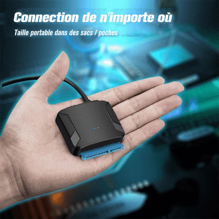 USB 3.0 to SATA III hard drive adapter | Bowlift
