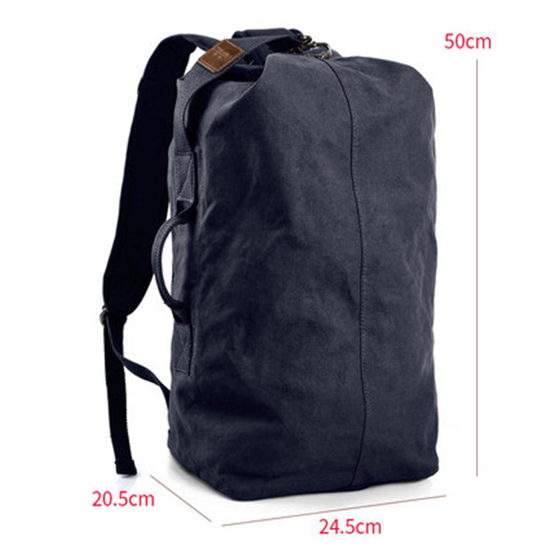 BowLift | Large Capacity Canvas Backpack, with Sturdy Material, Multiple Interior Pockets and Multi-purpose Utility, for Outdoor & Travel, Men and Women