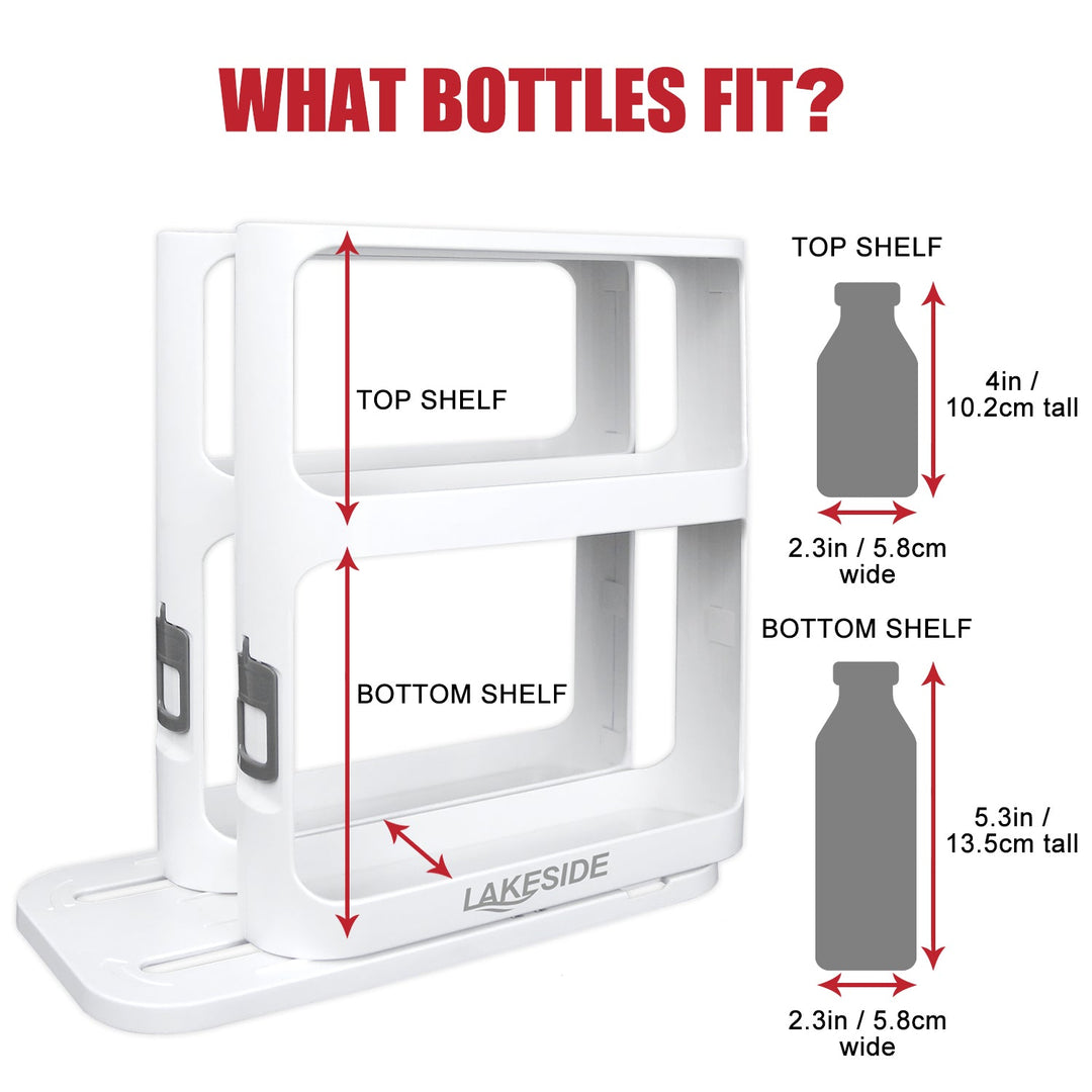 BowLift | LAKESIDE™ Rotating Spice Rack Organizer