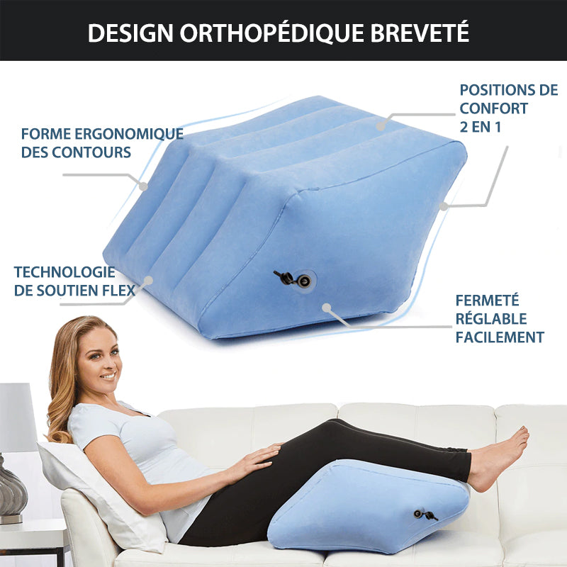 Portable inflatable leg cushion | Bowlift