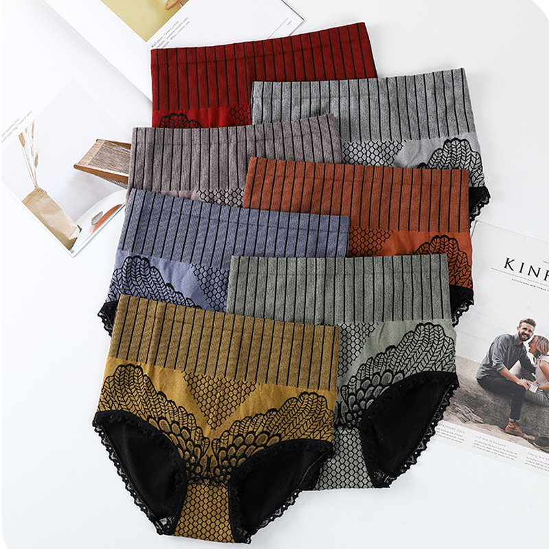 BowLift | New Women's Lace High Waist Cotton Panties