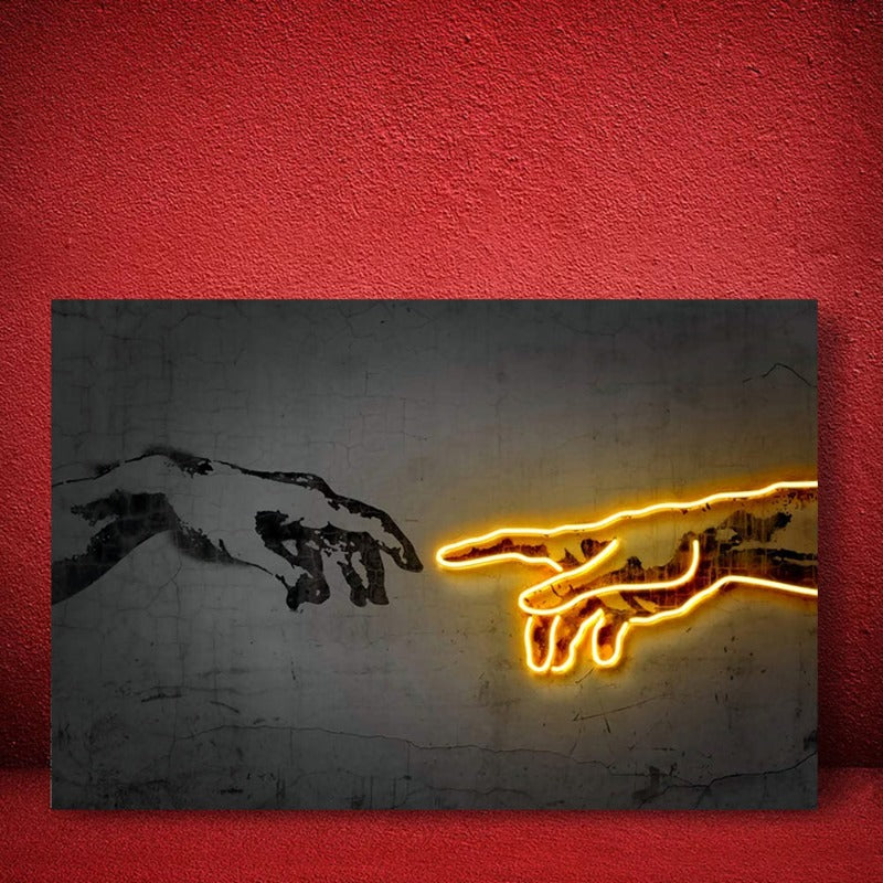 The Lighter Touch - Canvas Wall Art Painting | Bowlift