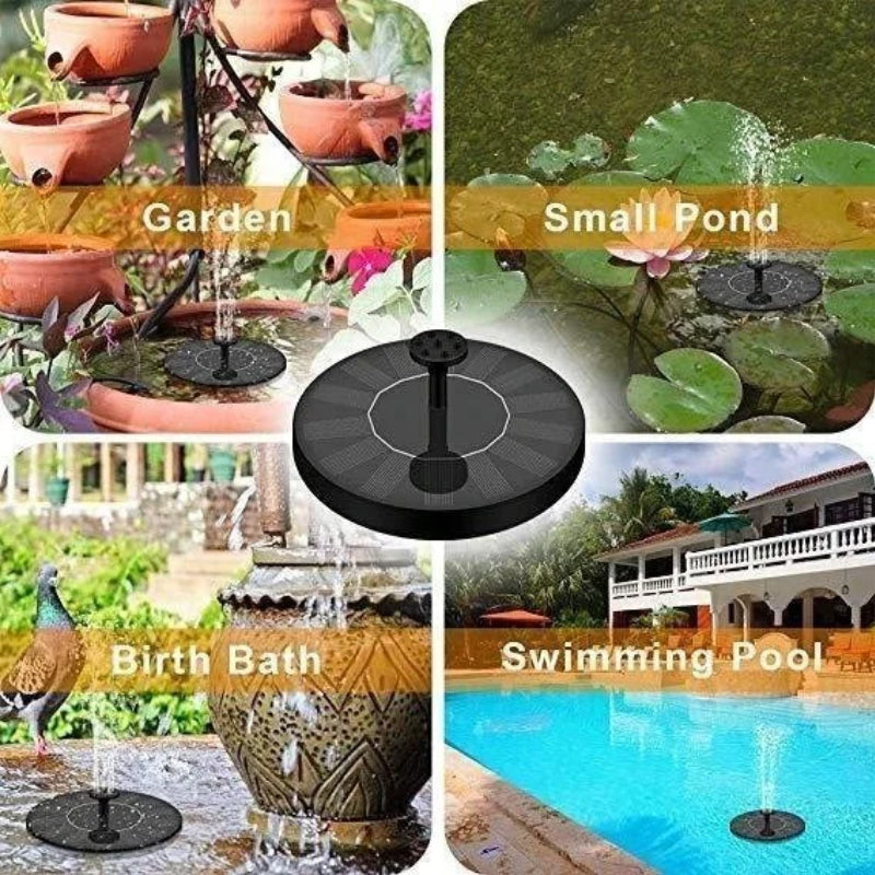BowLift | Solar Powered Bird Fountain With Lights