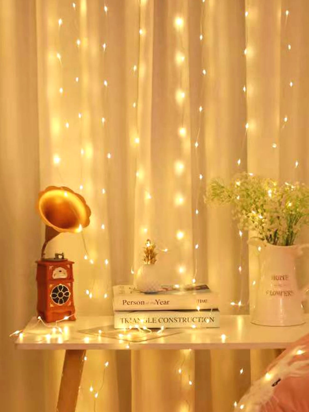BowLift | 120 LED 2 x 2M Curtain String Lights - New Lighting
