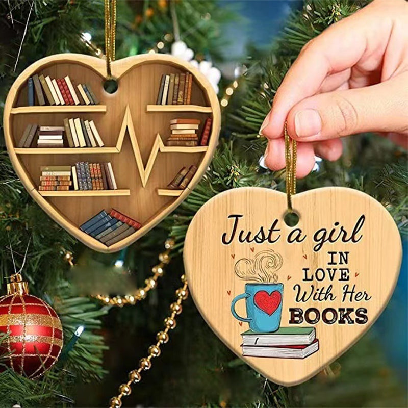 BowLift | Book Lovers Heart Ornament