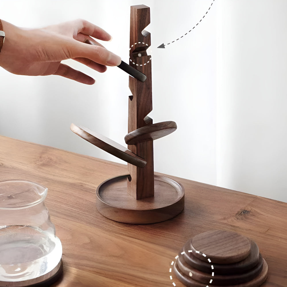 BowLift | Wooden Trivet Tree Coaster