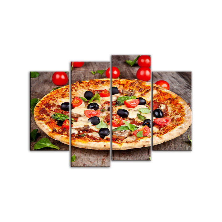 Gourmet Pizza - Canvas Wall Art Painting | Bowlift