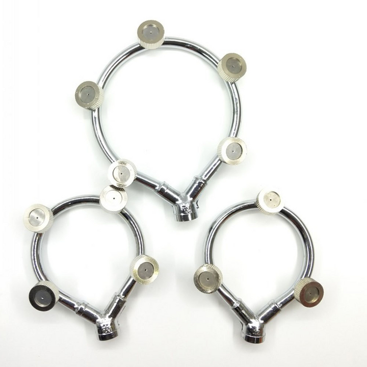 BowLift | High pressure stainless steel ring multi nozzle – Efficient spray attachment for garden irrigation
