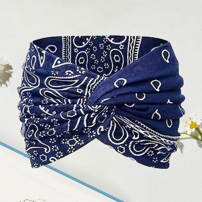 BowLift | Vintage Style Wide Tie-Dye Hairband