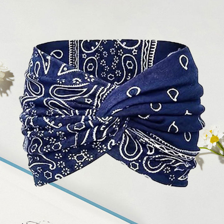 BowLift | Vintage Style Wide Tie-Dye Hairband