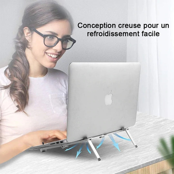 Multifunctional 3-in-1 support for laptop pad phone | Bowlift