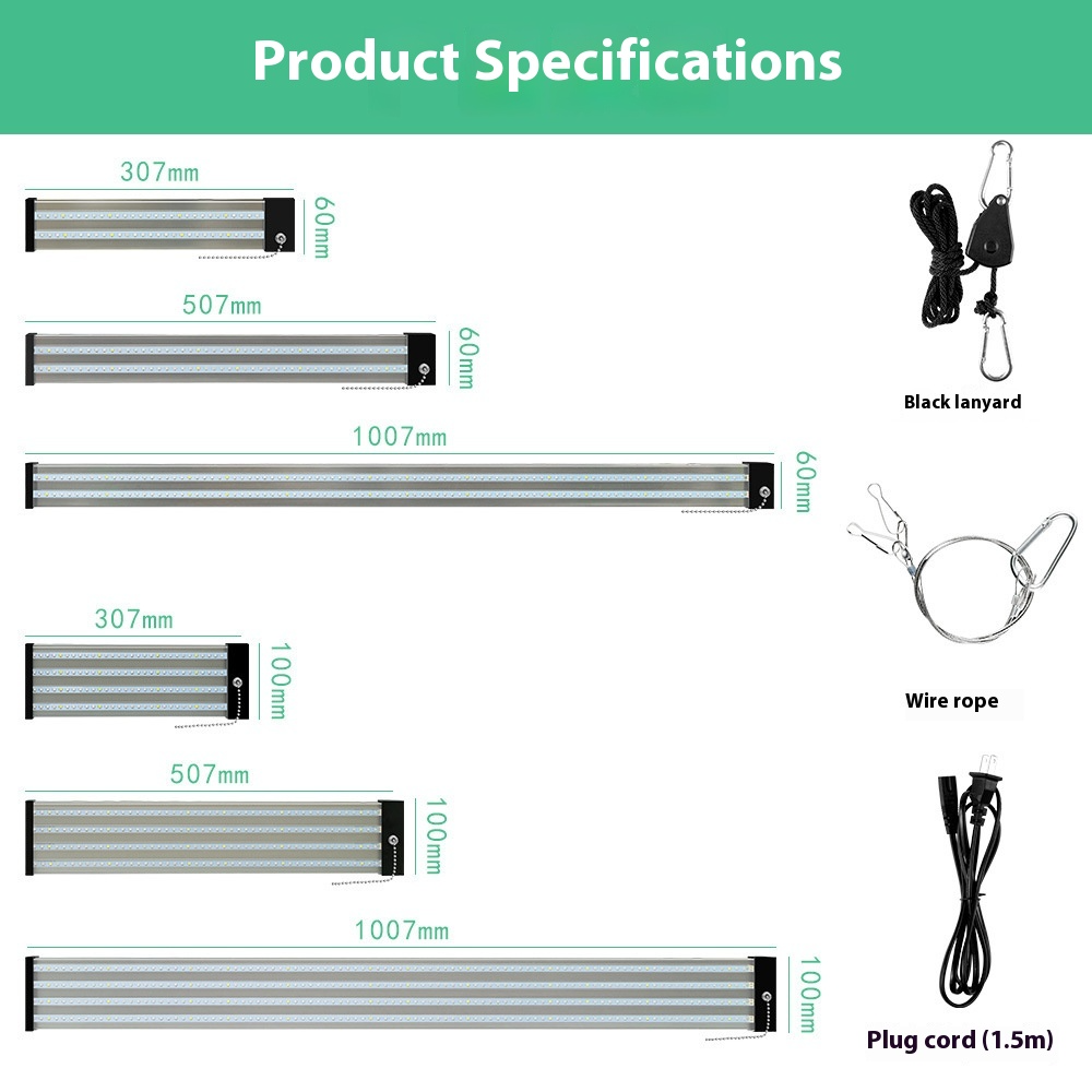 BowLift | LED plant lamp with full spectrum lighting and pull switch for optimal plant growth