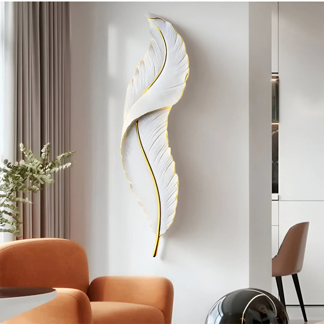 FeatherGlow – Dimmable Nordic LED Wall Light