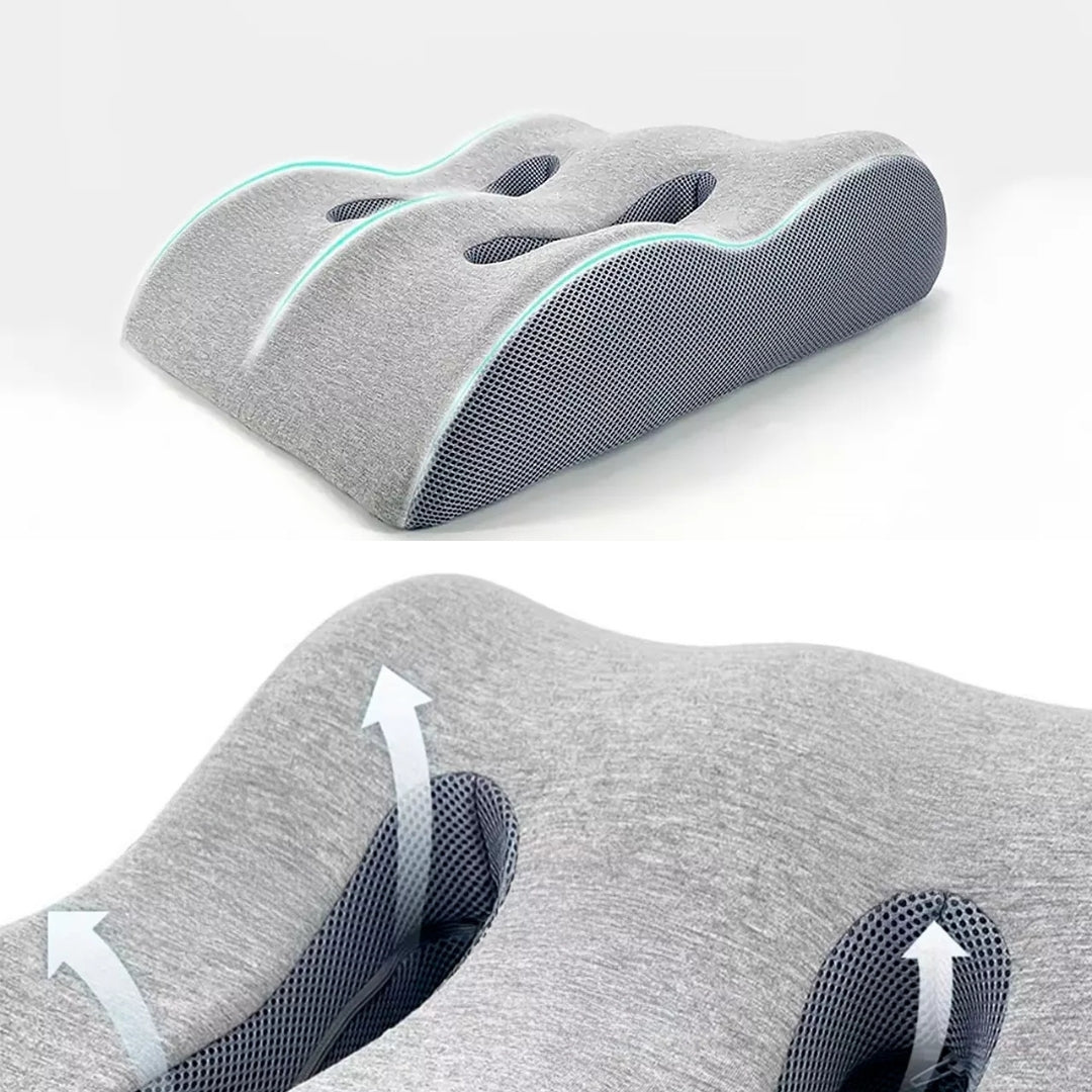 Improve Circulation & Swelling Relief – Memory Foam with Breathable Cover – Tired Legs Support Bowlift