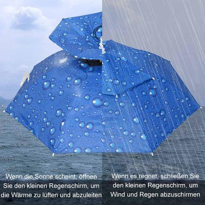 BowLift | Rain umbrella hat for fishing and gardening
