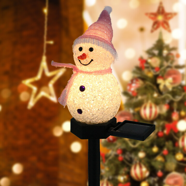 Solar light snowman | Bowlift