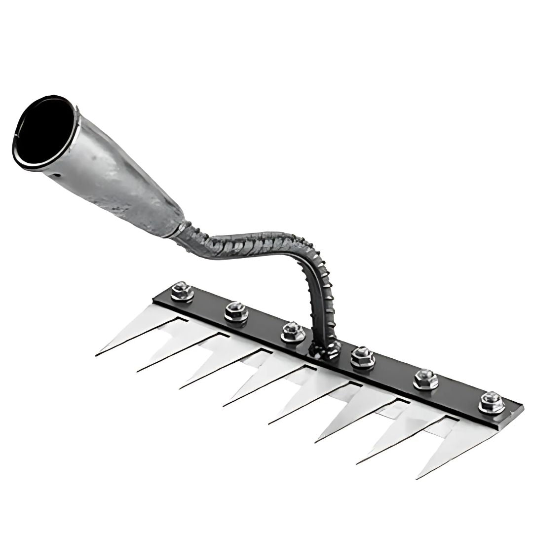BowLift | Weeding Rake | Ultra-Durable Steel Teeth & Ergonomic Handle for Effortless Garden Maintenance