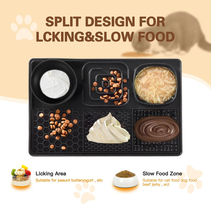 BowLift | Silicone Dog Lick Mat with Suction