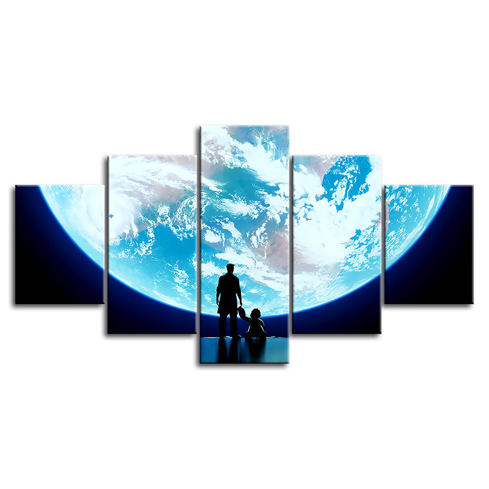 Big, Big World - Canvas Wall Art Painting | Bowlift