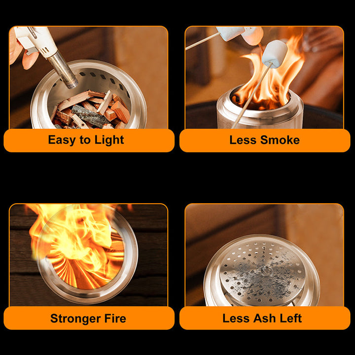 BowLift | Portable Smokeless Tabletop Firepit