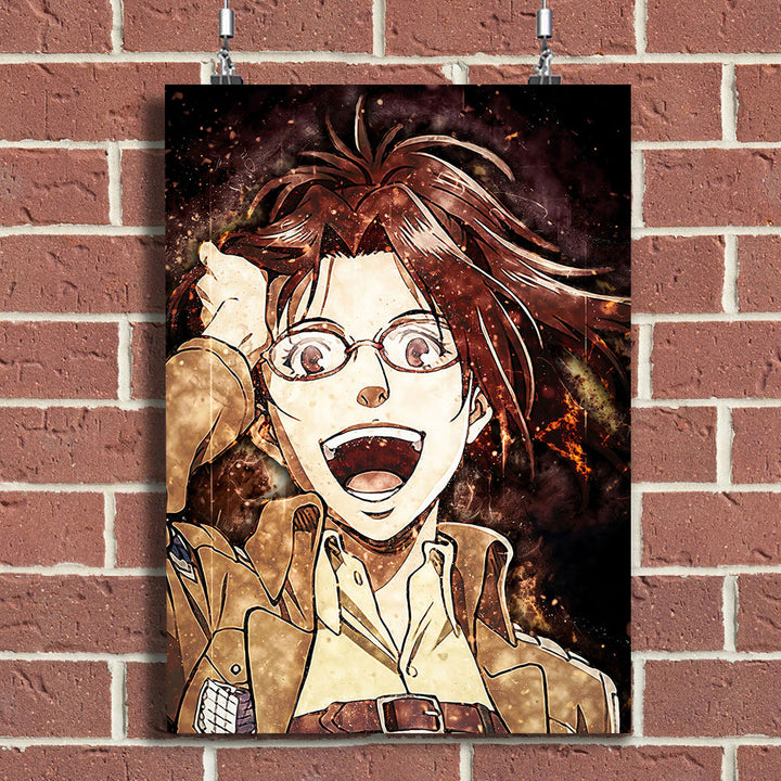 Silly Anime Girl - Canvas Wall Art Painting | Bowlift