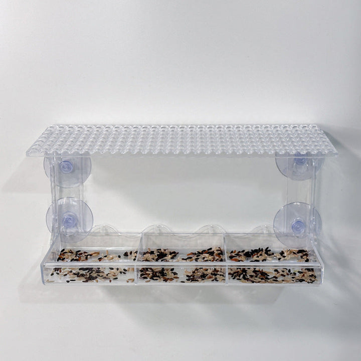 BowLift | Outdoor Clear-Window-Suction-Cup-Birdhouse