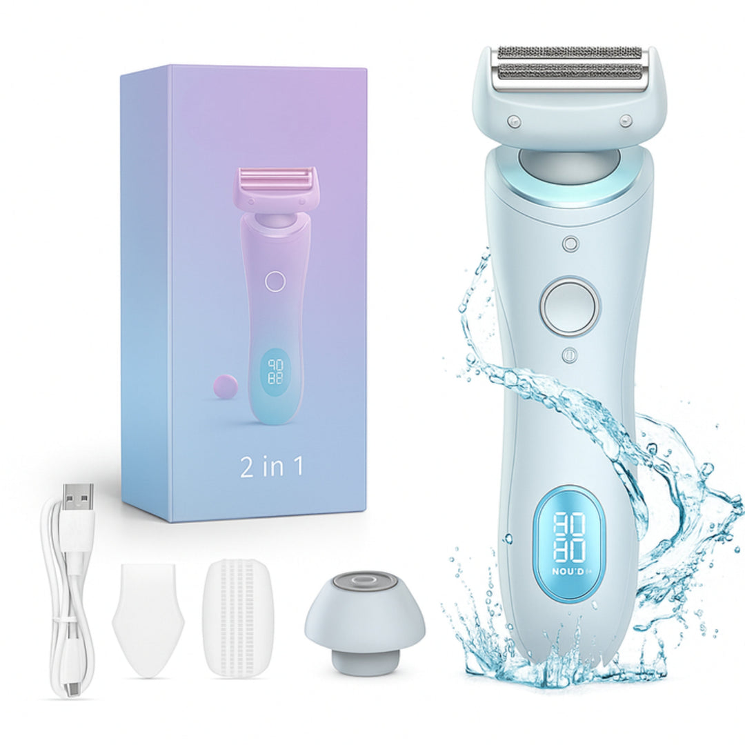 Irritation-free Gentle Shave – Waterproof Wet & Dry – Precision Head – Women with Sensitive Skin Bowlift