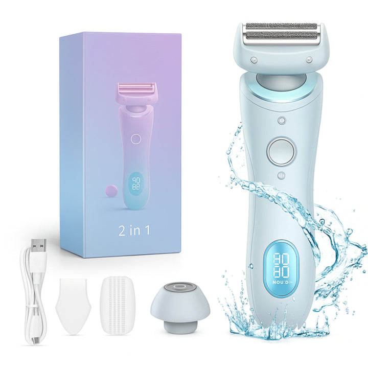 Irritation-free Gentle Shave – Waterproof Wet & Dry – Precision Head – Women with Sensitive Skin Bowlift
