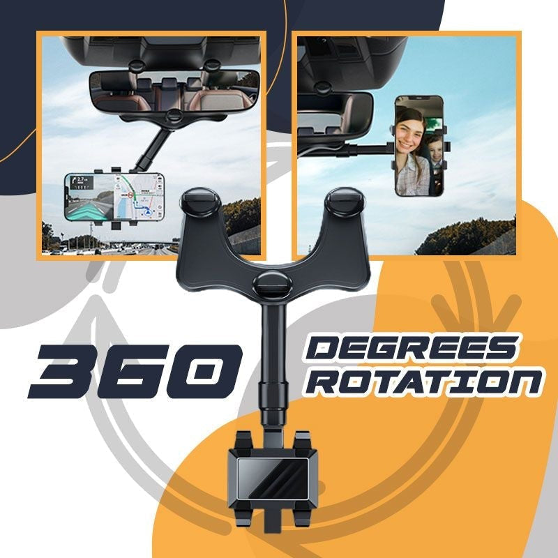 BowLift | Rotatable and retractable car phone holder