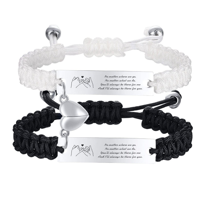 BowLift | Magnetic Couple Braided Bracelets