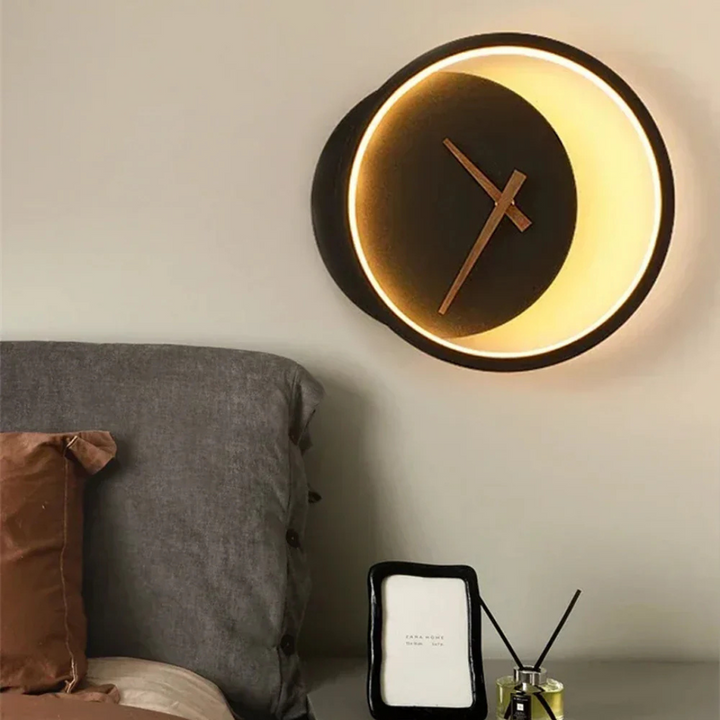 BowLift | LED Wall Clock in Minimalist Style Horalis
