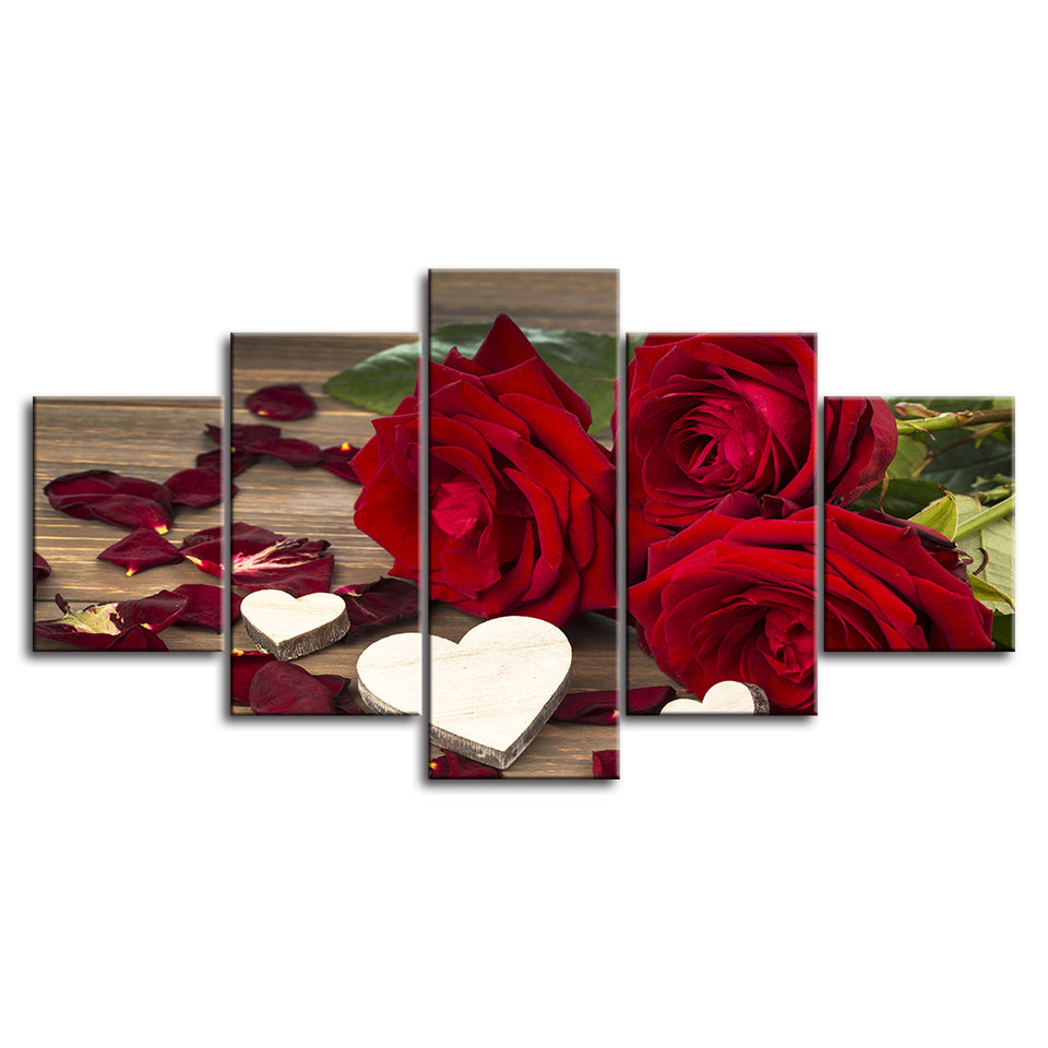 Roses of Love - Canvas Wall Art Painting | Bowlift