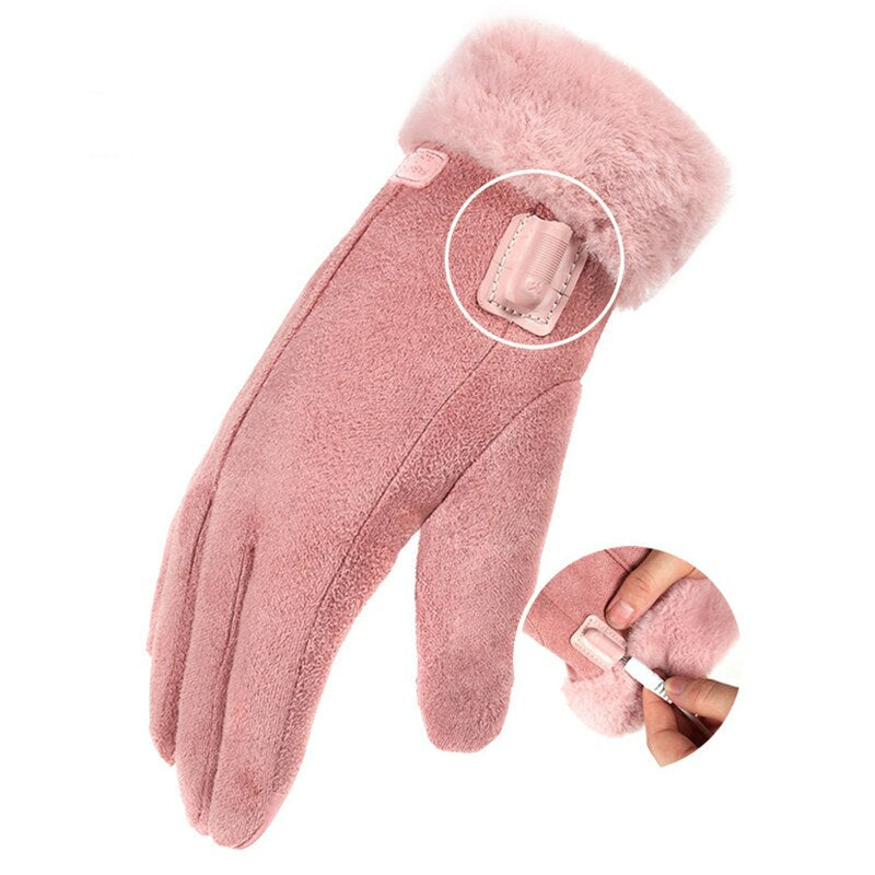 BowLift | Rechargeable Heated Winter Gloves – 5000mAh Battery, Touchscreen Compatible