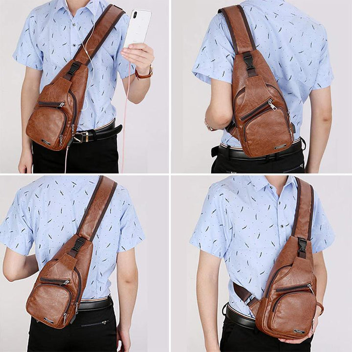 BowLift | Shoulder bag Crossbody bag for men with USB charging port