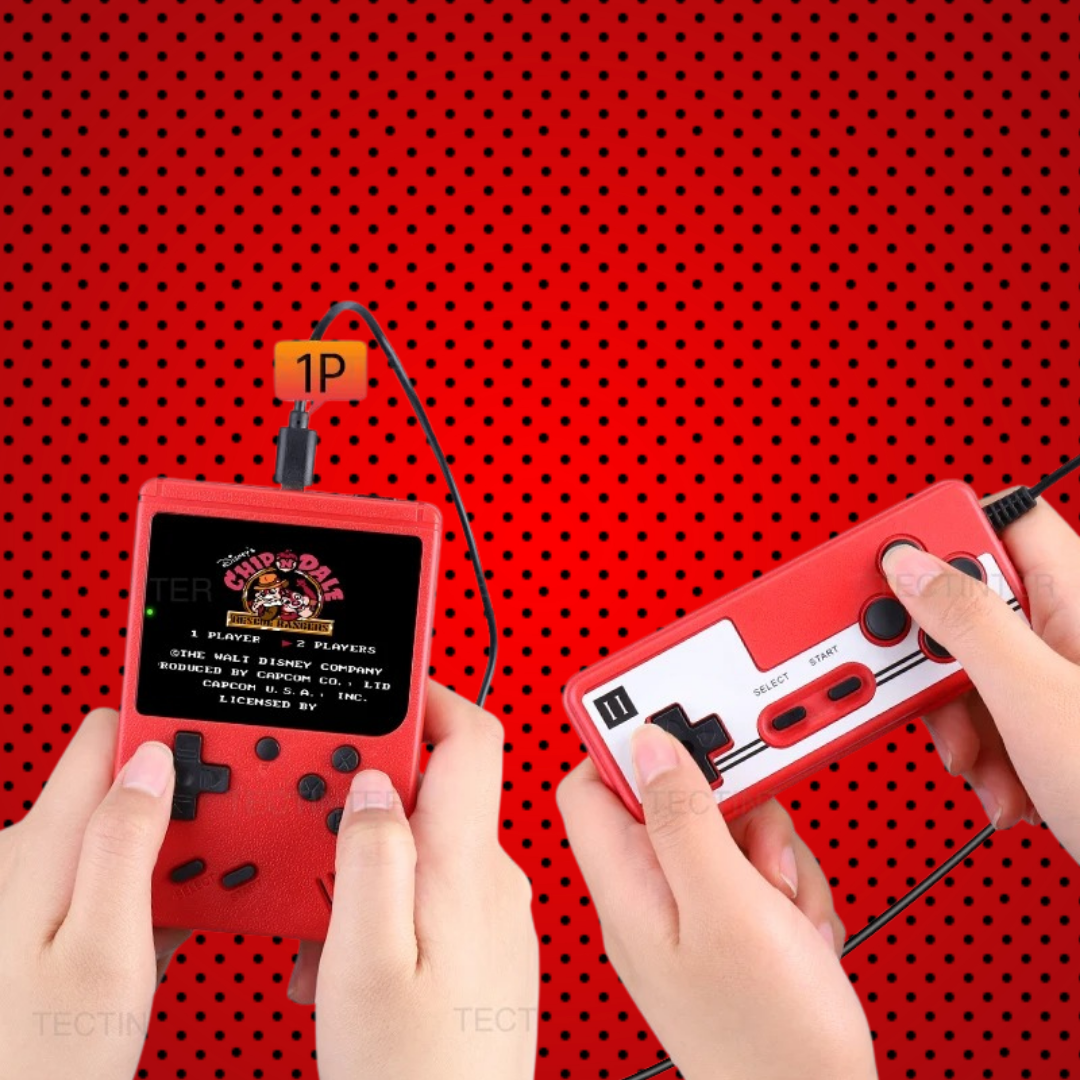 BowLift | Retro Handheld Gaming Console | 400+ Classic Games | Compact & Portable Design | PixelPlay