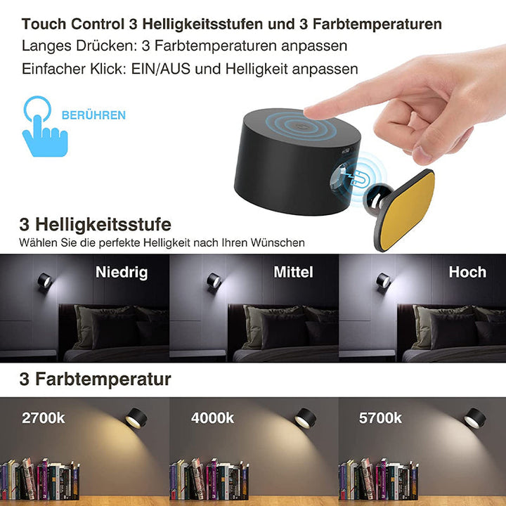 BowLift | Rechargeable Nightstand Lamp